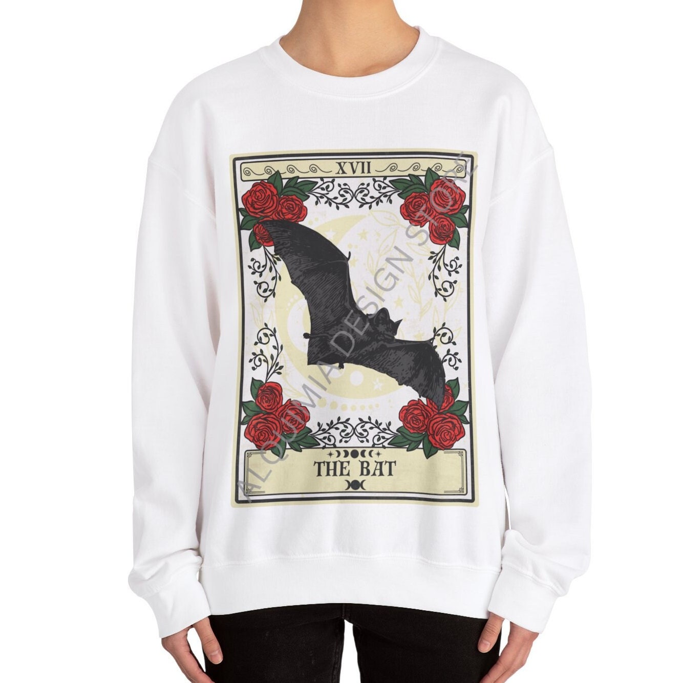 The Bat Tarot Card Sweatshirt