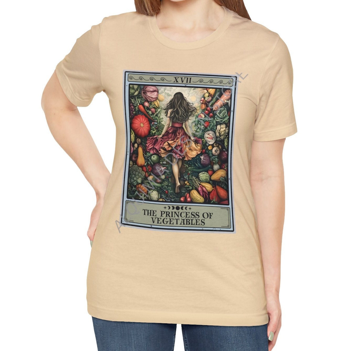 The Princess of Vegetables Tarot Card Shirt, Vegan