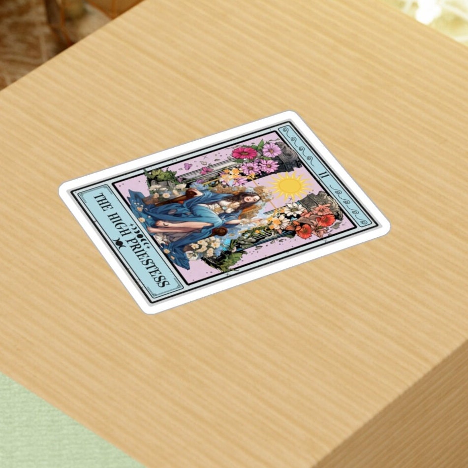 High Priestess Tarot Card Sticker 3" x 4"