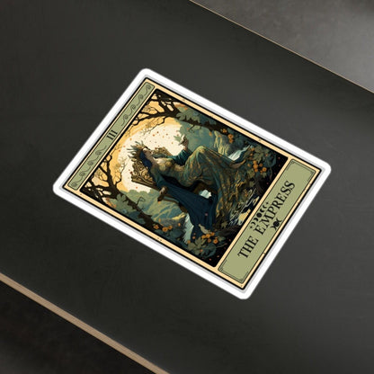 The Empress Tarot Card Sticker, 3" x 4"