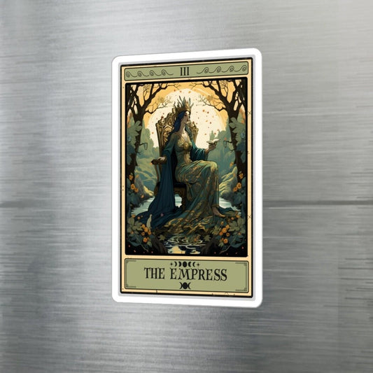 The Empress Tarot Card Sticker, 3" x 4"