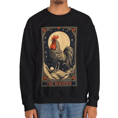 The Rooster Tarot Card Sweatshirt, Chicken Lover