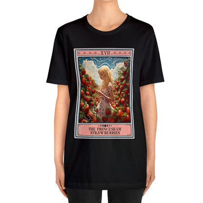 The Princess of Strawberries Tarot Card Shirt, Berry