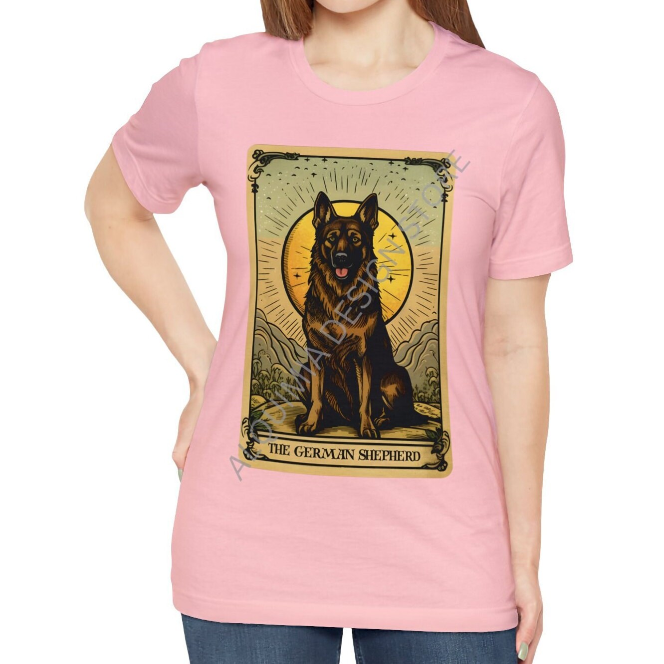 The German Shepherd Tarot Card Dog Shirt