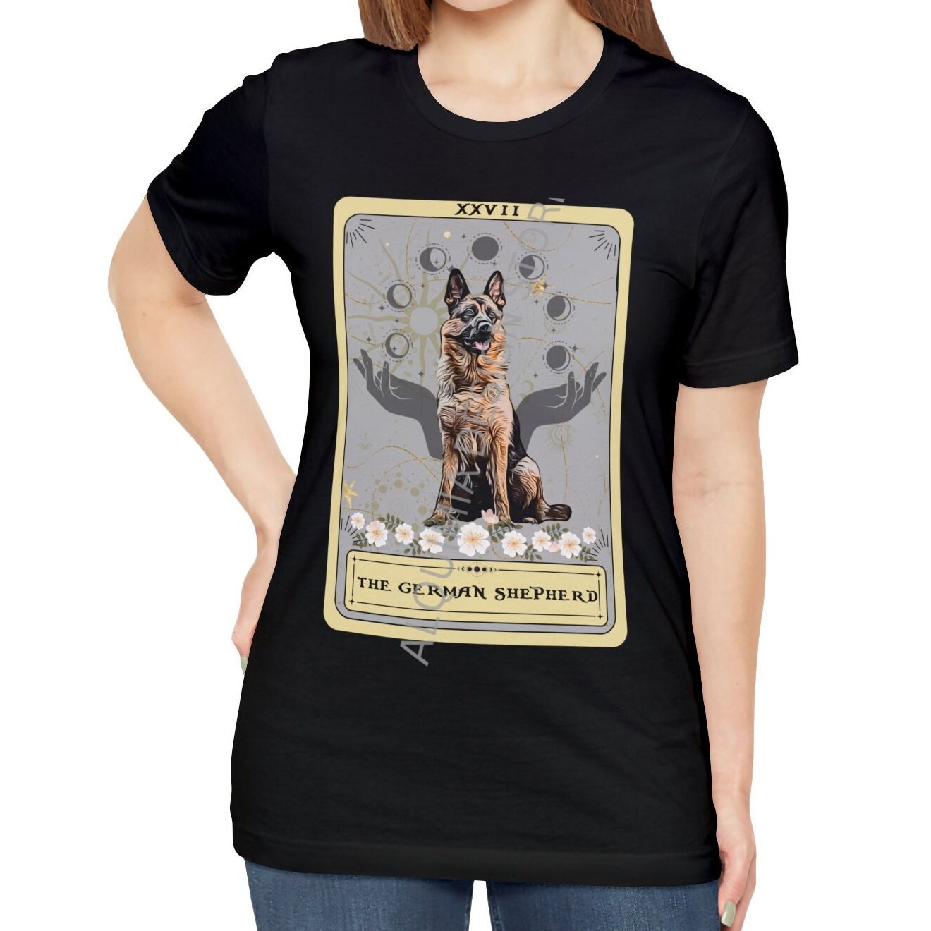 The German Shepherd Dog Tarot Card Shirt