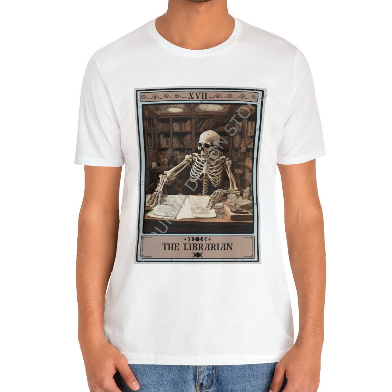 The Librarian Tarot Card Shirt, Book Lover