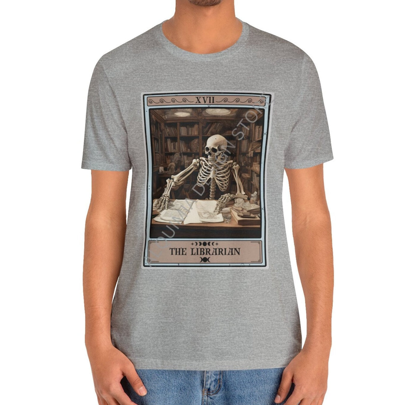 The Librarian Tarot Card Shirt, Book Lover
