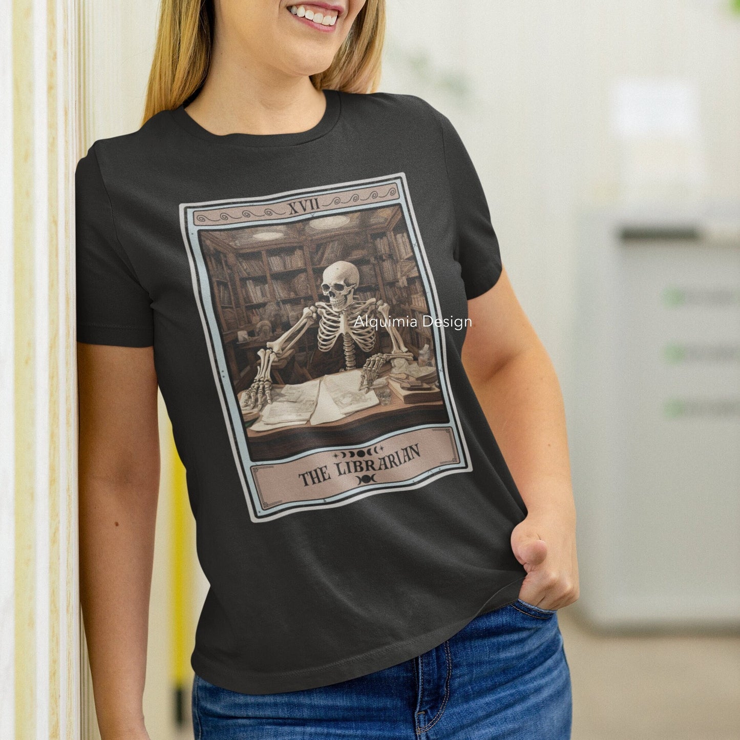 The Librarian Tarot Card Shirt, Book Lover