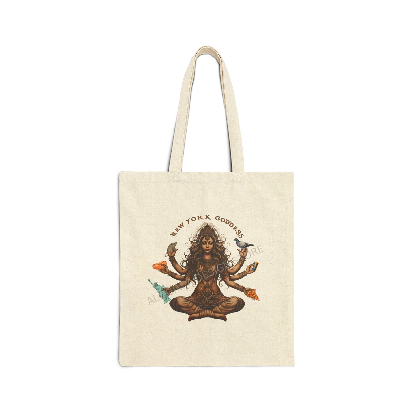 New York Goddess Tote Bag 15" x 16"