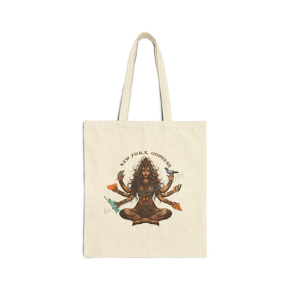 New York Goddess Tote Bag 15" x 16"