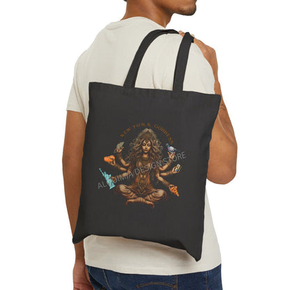 New York Goddess Tote Bag 15" x 16"