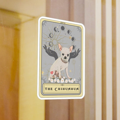 The Chihuahua Dog Tarot Card Sticker 3" x 4"