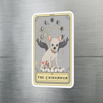 The Chihuahua Dog Tarot Card Sticker 3" x 4"