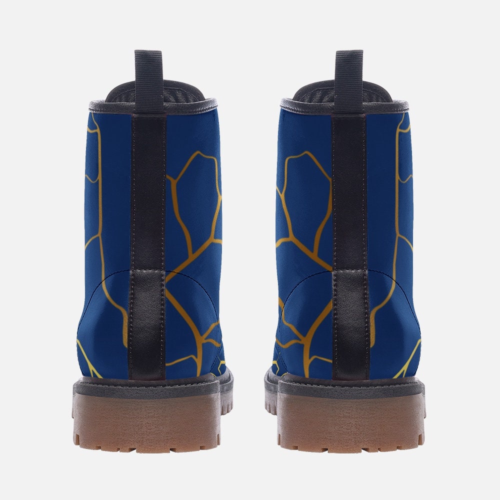 Kintsugi Blue Boots