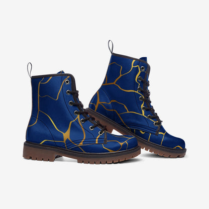 Kintsugi Blue Boots