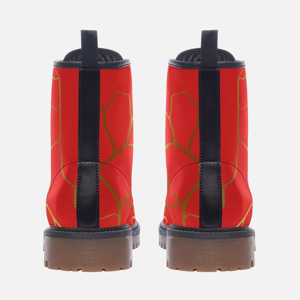 Kintsugi Red Boots