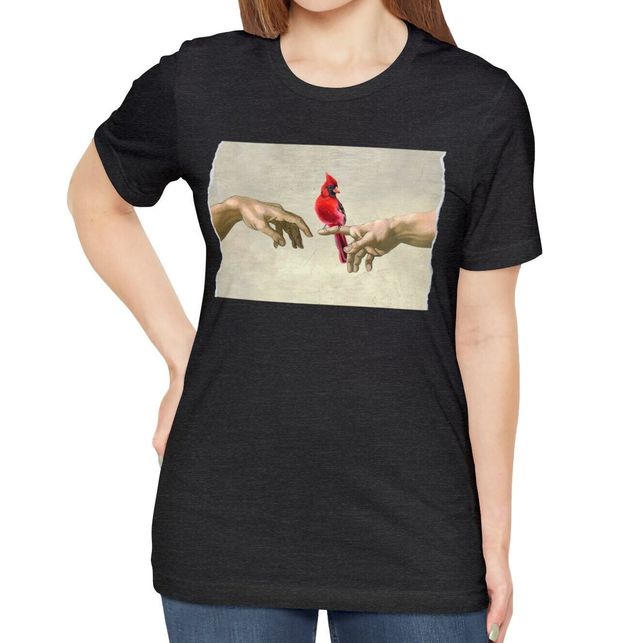 The Creation of Cardinal Bird T-shirt