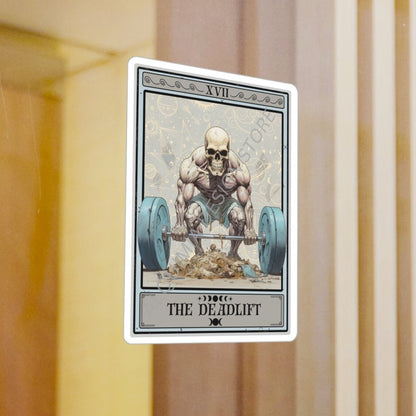 The Deadlift Tarot Card Sticker, 3" x 4"