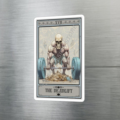 The Deadlift Tarot Card Sticker, 3" x 4"