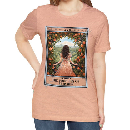 The Princess of Peaches Tarot Card Shirt, Peach Lover