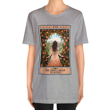 The Princess of Peaches Tarot Card Shirt, Peach Lover