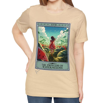 The Princess of Watermelons Tarot Card Shirt, Watermelon