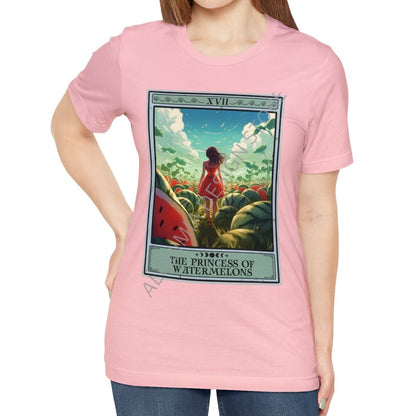 The Princess of Watermelons Tarot Card Shirt, Watermelon