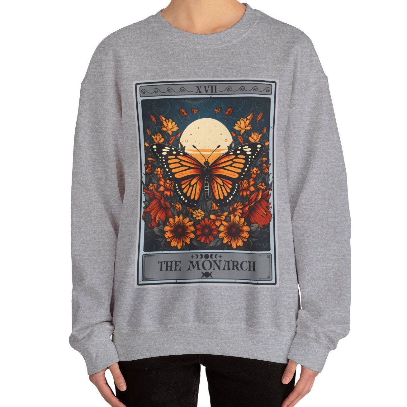 The Monarch Tarot Card Sweatshirt, Butterfly