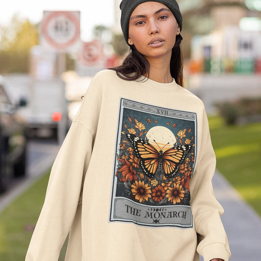 The Monarch Tarot Card Sweatshirt, Butterfly