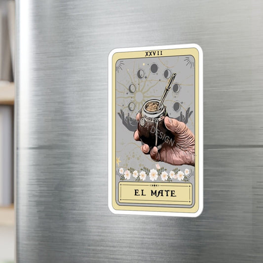 El Mate Tarot Card Sticker 3" x 4" Yerba Mate Lover