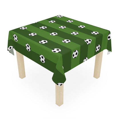 Soccer Tablecloth, Birthday, 55" x 55"