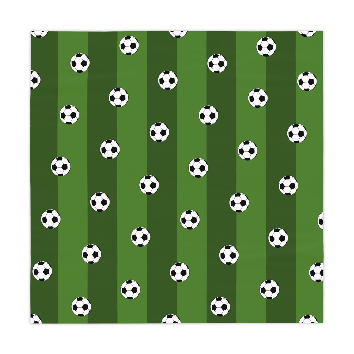 Soccer Tablecloth, Birthday, 55" x 55"