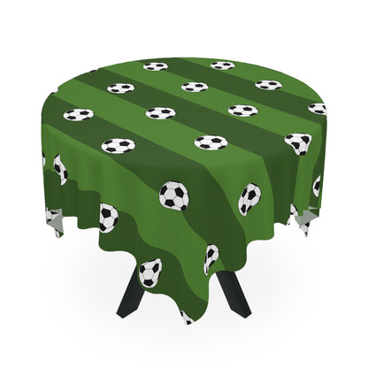 Soccer Tablecloth, Birthday, 55" x 55"