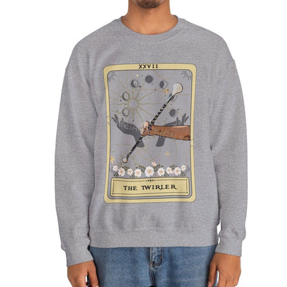 The Twirler Tarot Card Sweatshirt, Baton Twirling