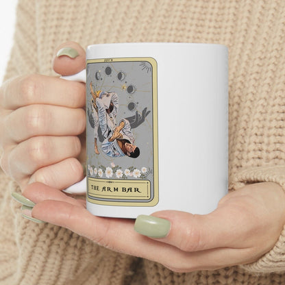 Jiu Jitsu Mug, The Arm Bar Tarot Card Mug