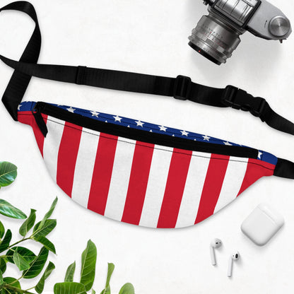 USA Flag Fanny Pack, American Flag 14" x 6" 4 Of July