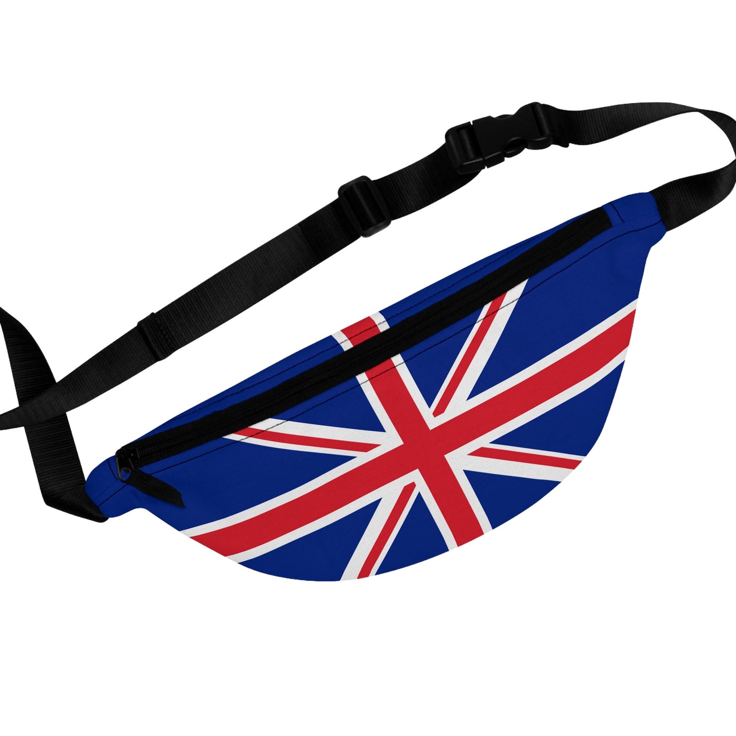 UK Flag Fanny Pack, United Kingdom Union Jack Flag 14 " x 6"