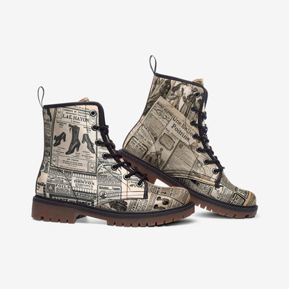 French Newspaper Boots