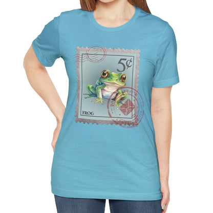 Frog Post Stamp T-Shirt, Animal