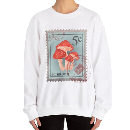 Mushroom Post Stamp Sweatshirt, Mycology