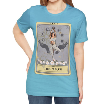 The Tree Tarot Card Shirt, Yoga Pose