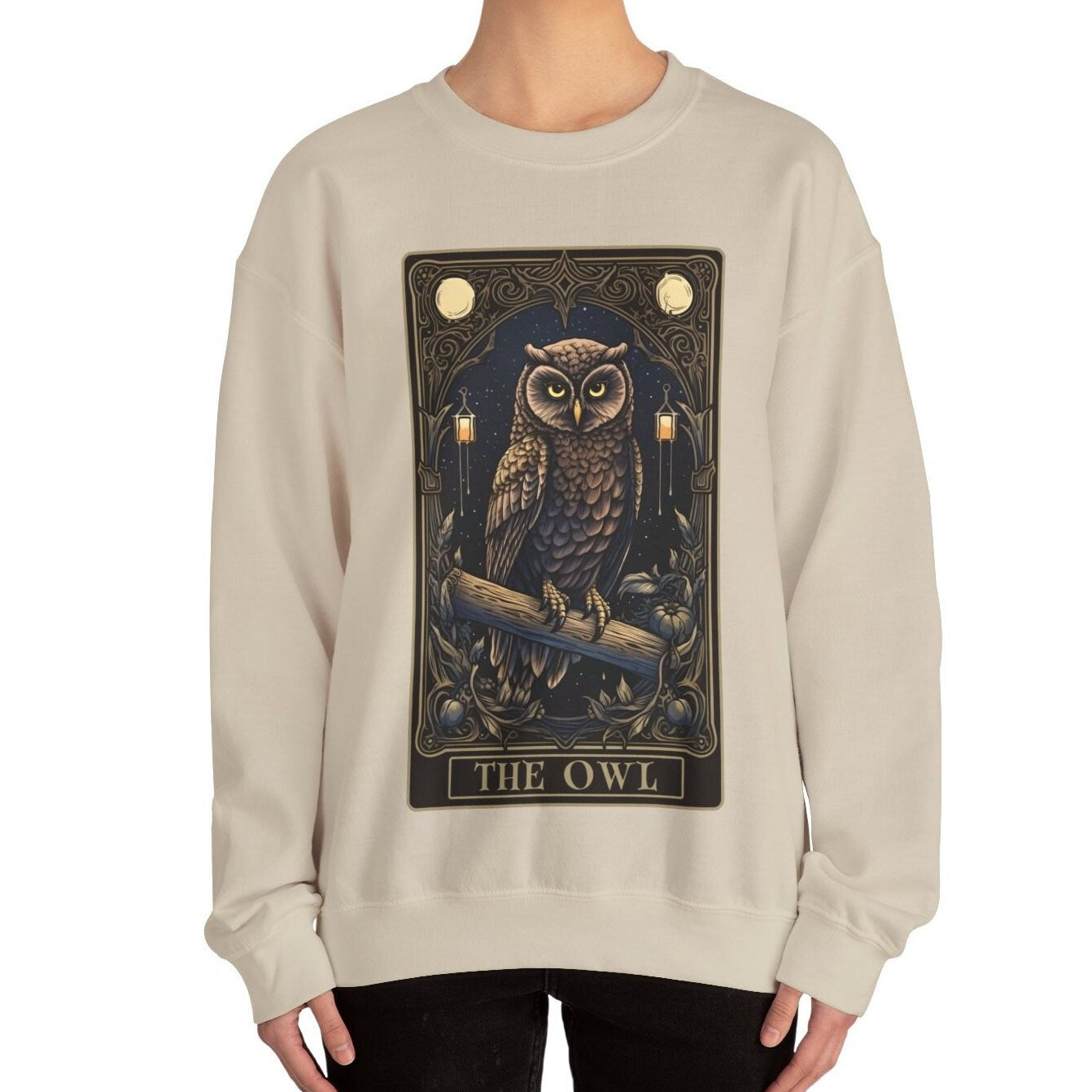 The Owl Tarot Card Sweatshirt, Bird Lover