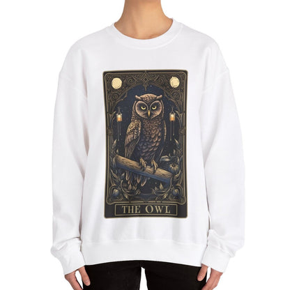 The Owl Tarot Card Sweatshirt, Bird Lover