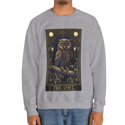 The Owl Tarot Card Sweatshirt, Bird Lover