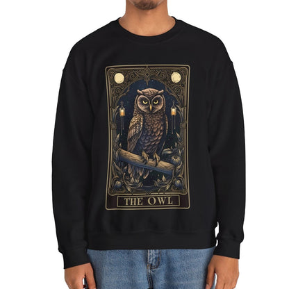 The Owl Tarot Card Sweatshirt, Bird Lover