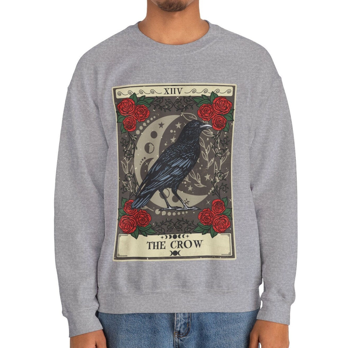 The Crow Tarot Card Sweatshirt