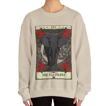 The Elephant Tarot Card Sweatshirt