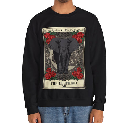 The Elephant Tarot Card Sweatshirt