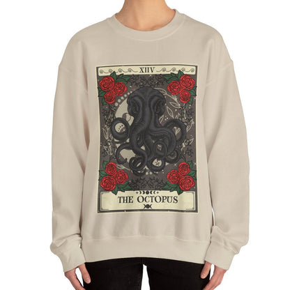 The Octopus Tarot Card Sweatshirt, Ocean Animal