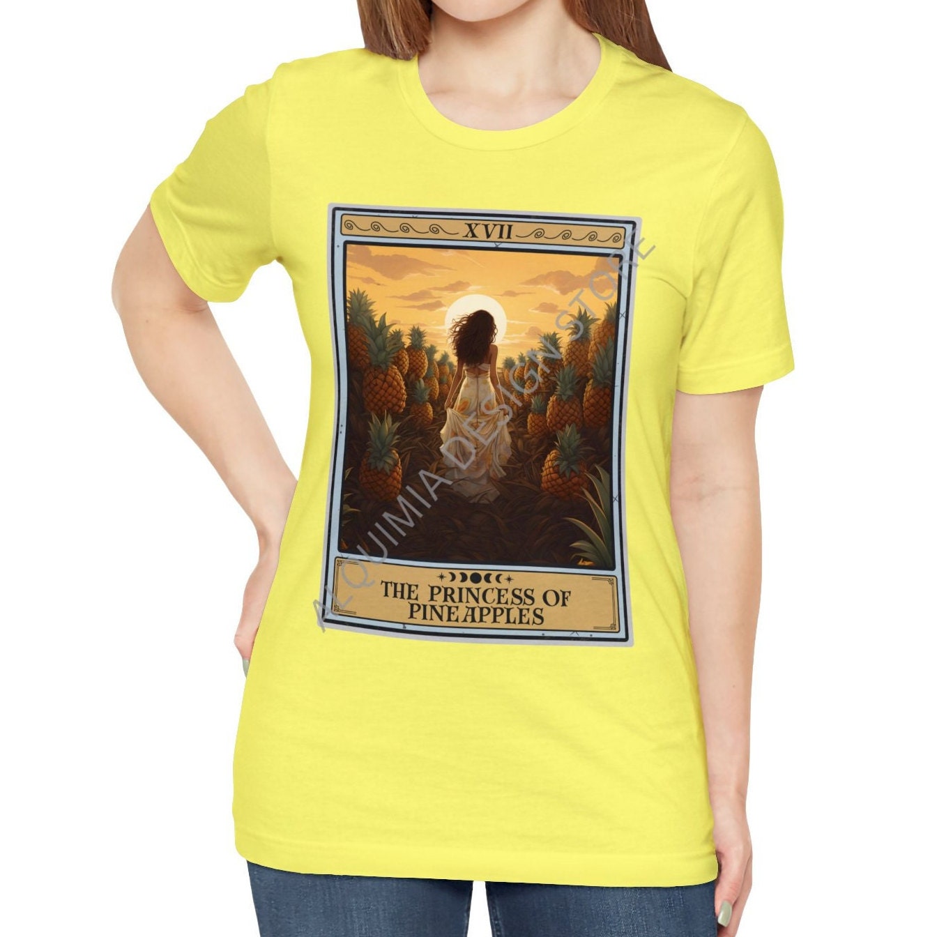 The Princess Of Pineapples Tarot Card Shirt, Pineapple